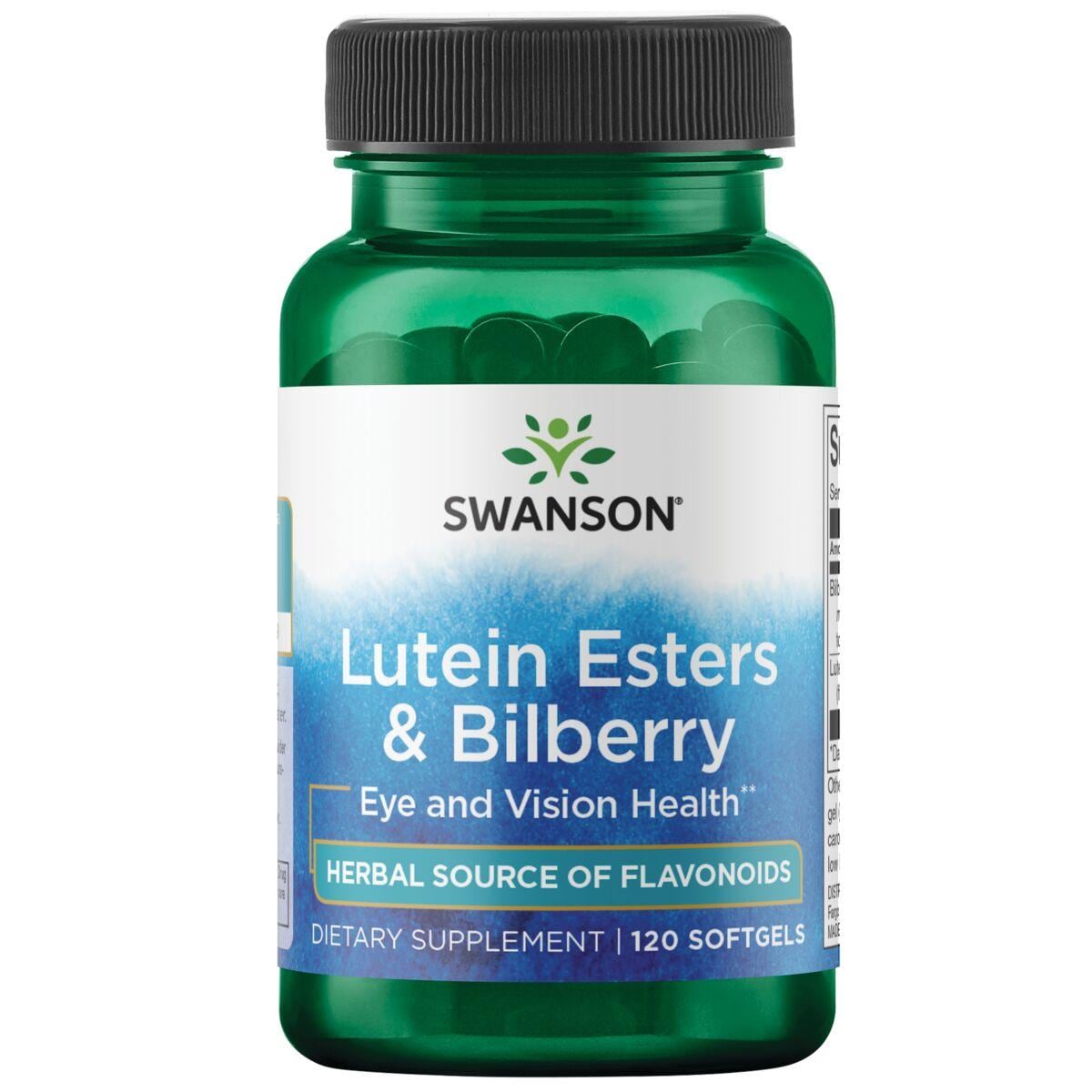 Swanson Premium Lutein Esters & Bilberry Vitamin | 120 Soft Gels