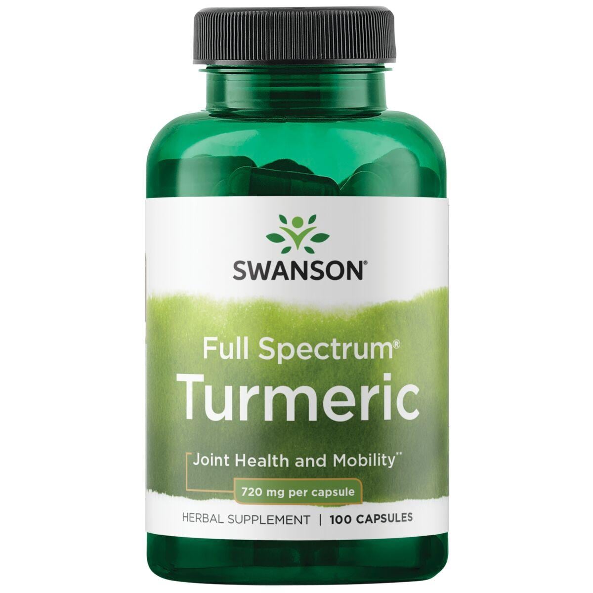 Swanson Premium Full Spectrum Turmeric Vitamin 720 mg 100 Caps