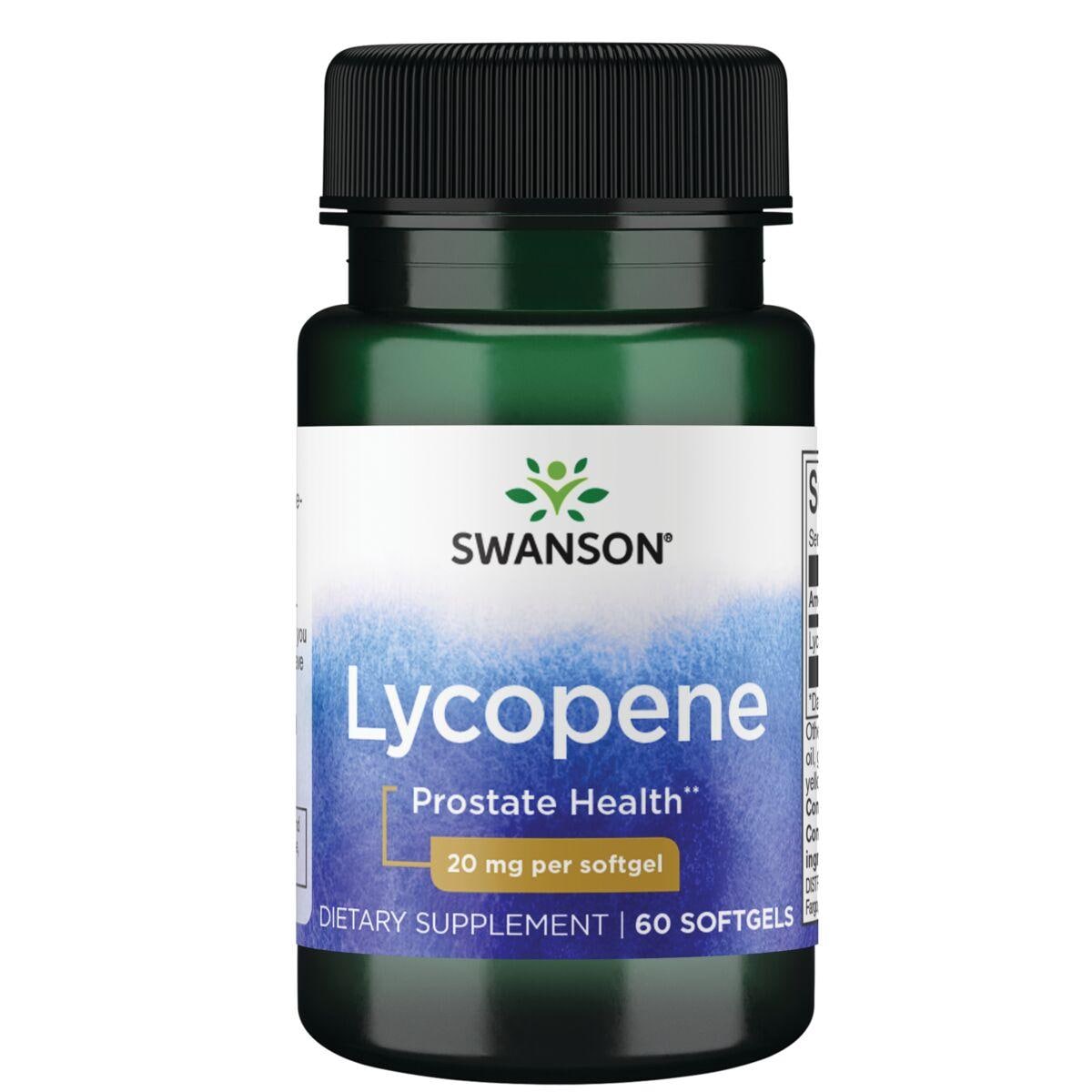 Swanson Premium Lycopene Supplement Vitamin | 20 mg | 60 Soft Gels