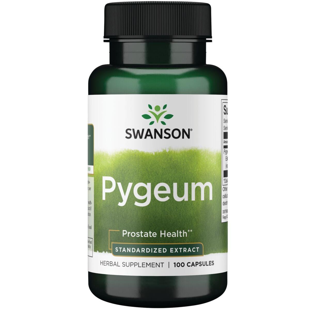 Swanson Premium Pygeum Vitamin 125 mg 100 Caps Prostate Health