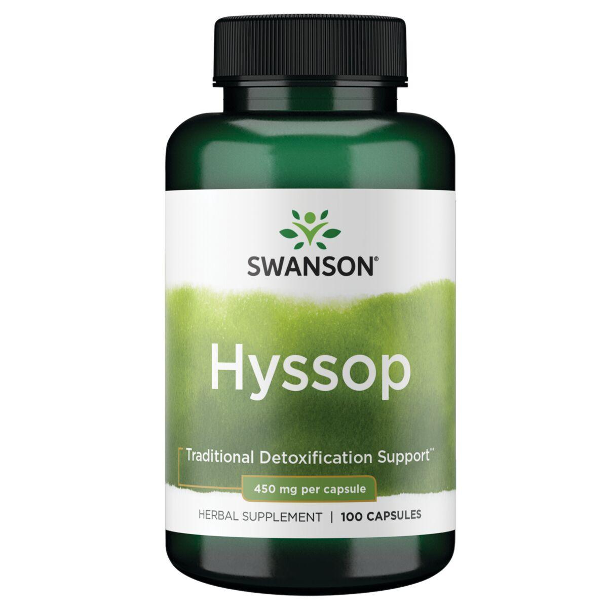 Swanson Premium Hyssop Vitamin | 450 mg | 100 Caps