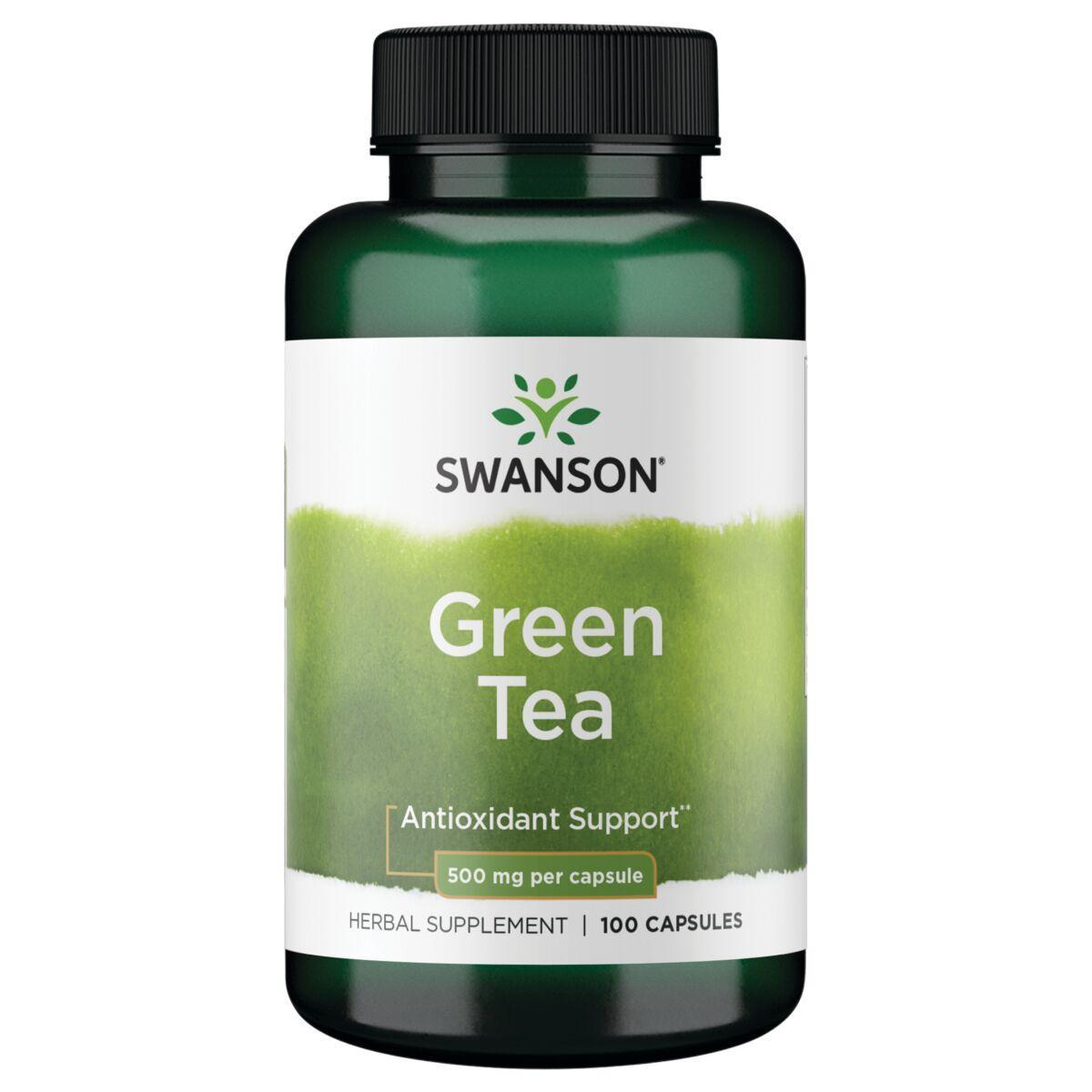 Swanson Vitamins Green Tea Vitamin | 500 mg | 100 Caps