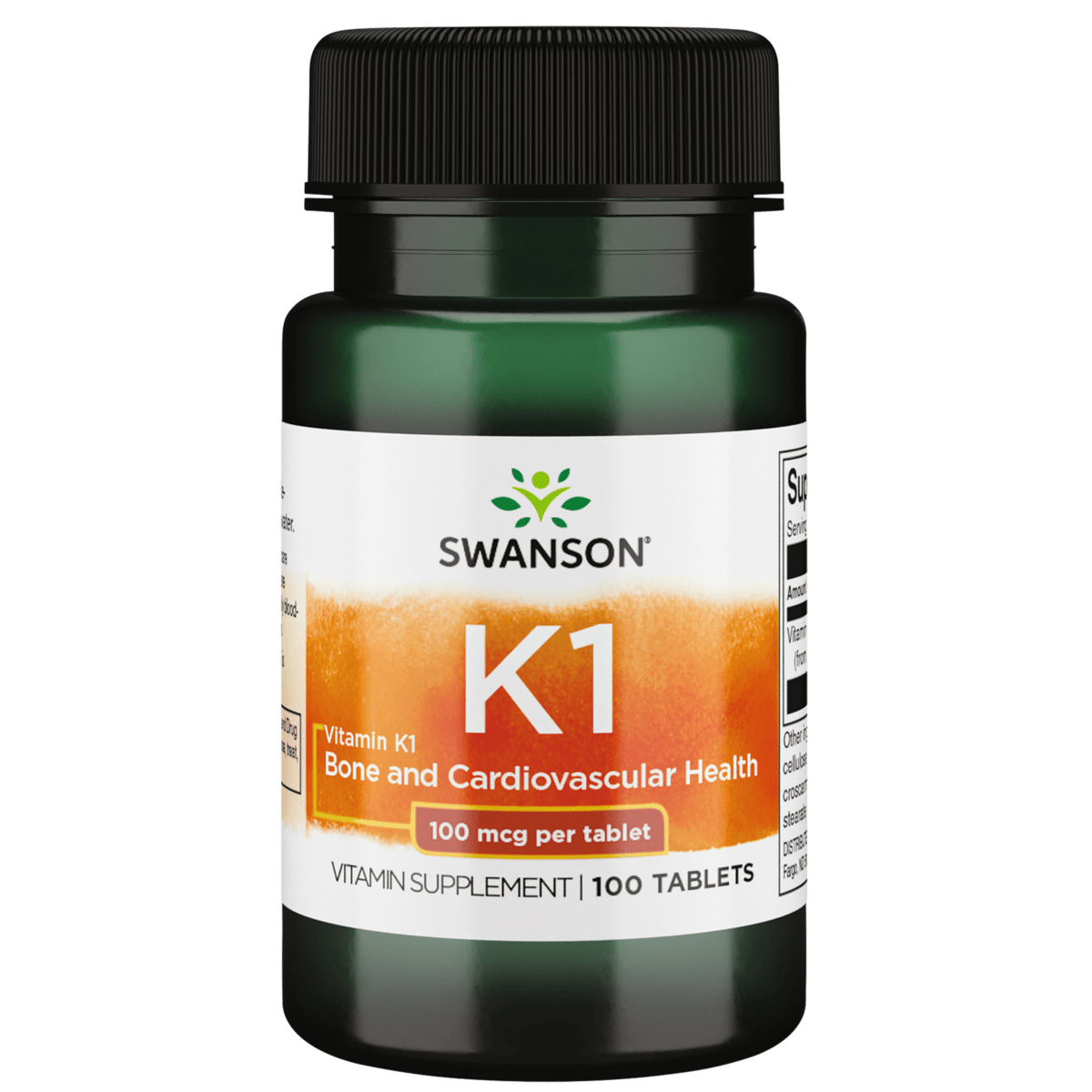 Swanson Vitamin K1 100 Mcg 100 Tablets 87614019949 eBay