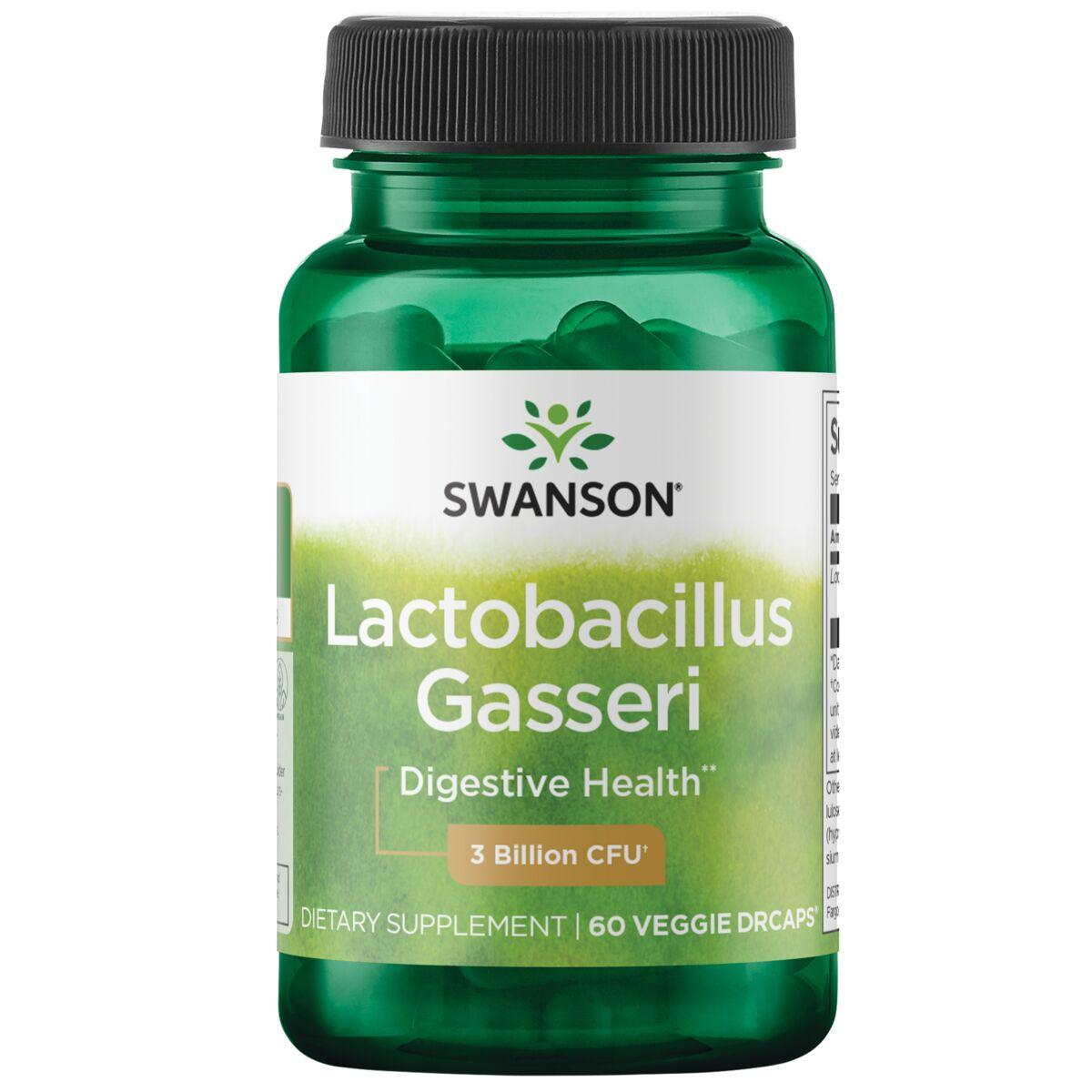 Swanson Probiotics Lactobacillus Gasseri Supplement Vitamin | 3 Billion CFU | 60 Veg Caps