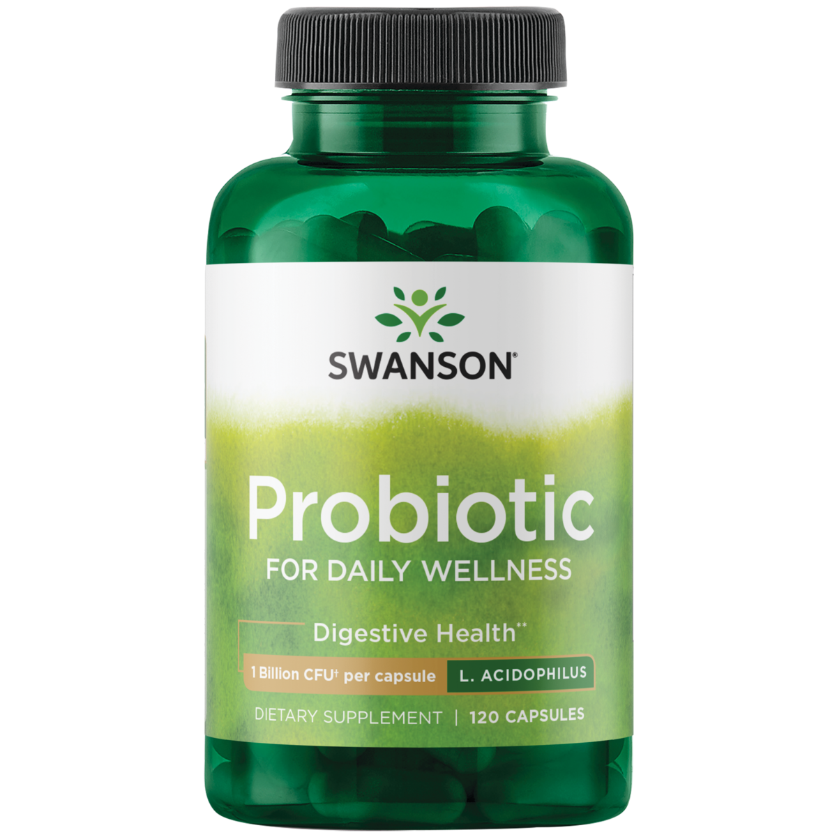 Пробиотик Swanson для ежедневного оздоровления, 2 миллиарда КОЕ, 120 капсул