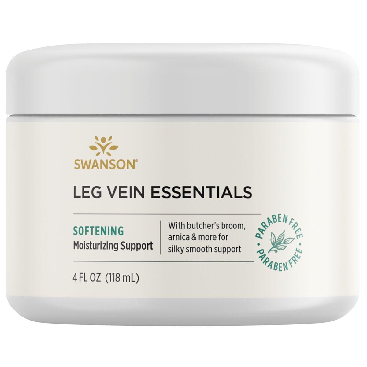 Swanson Condition Specific Formulas Leg Vein Essentials Cream | 4 fl oz Cream