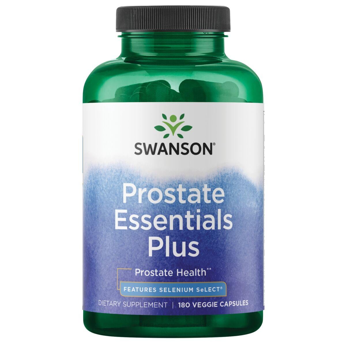 Swanson Condition Specific Formulas Prostate Essentials Plus - Features Selenium Select Vitamin | 180 Veg Caps