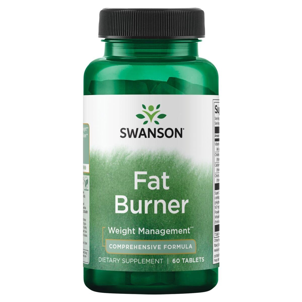 Swanson Best Weight-Control Formulas Fat Burner - Comprehensive Formula Vitamin | 60 Tabs | Weight Control | Weight Management