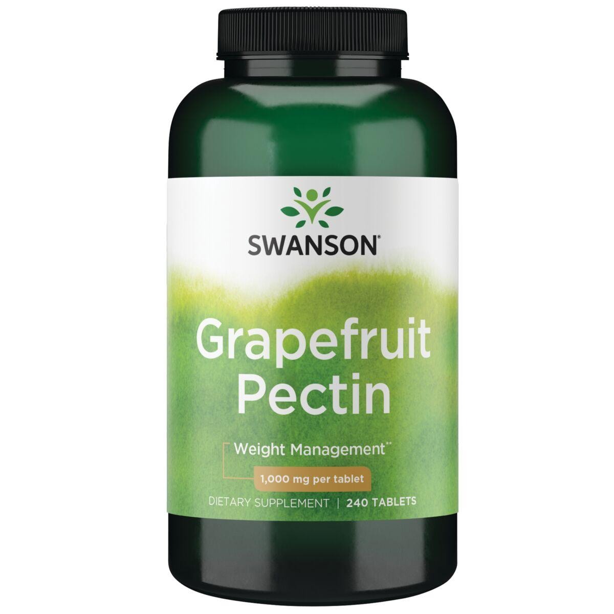 Swanson Best Weight-Control Formulas Grapefruit Pectin Supplement Vitamin | 1000 mg | 240 Tabs