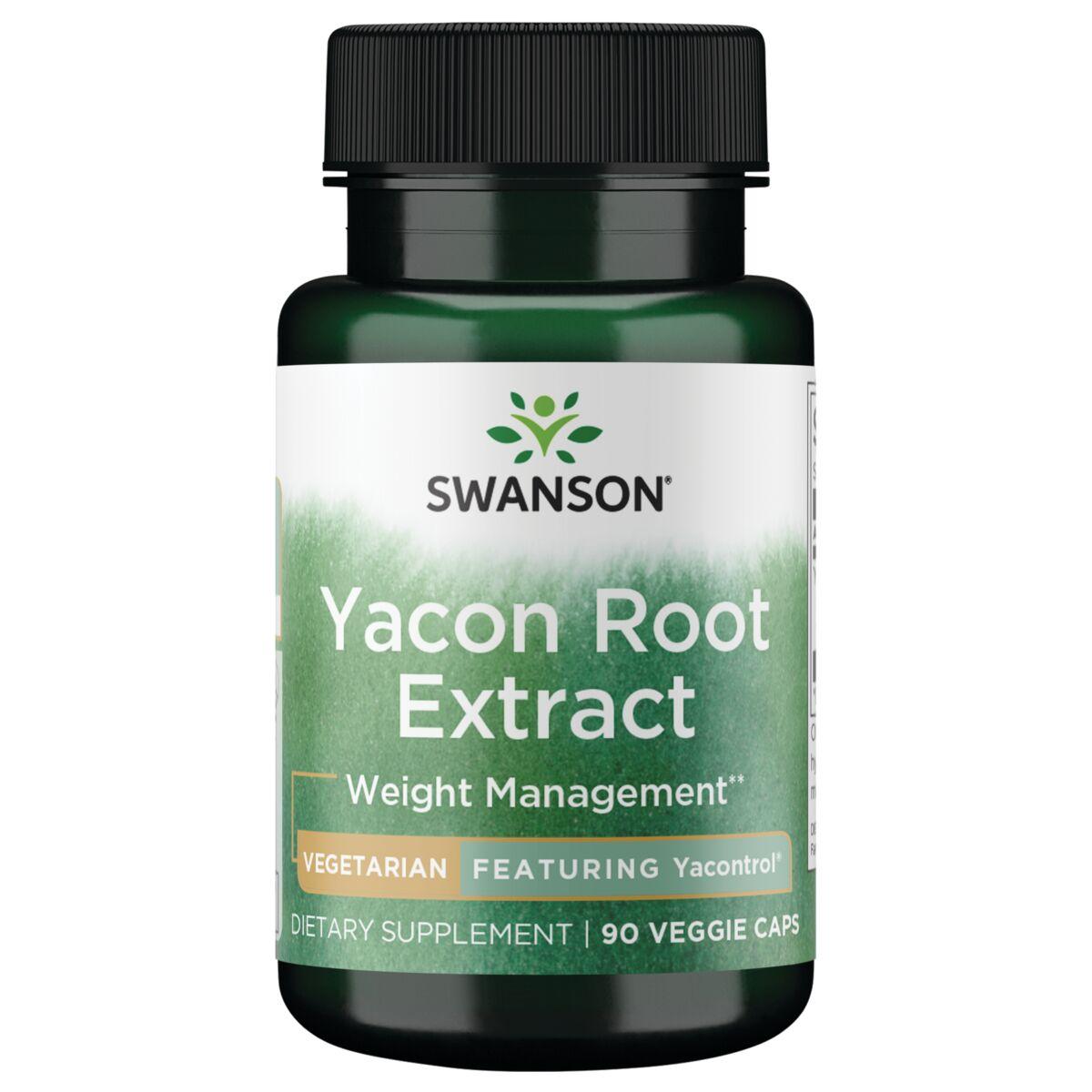 Swanson Best Weight-Control Formulas Yacon Root Extract - Featuring Yacontrol Vitamin 100 mg 90 Veg Caps Weight Control Weight Management