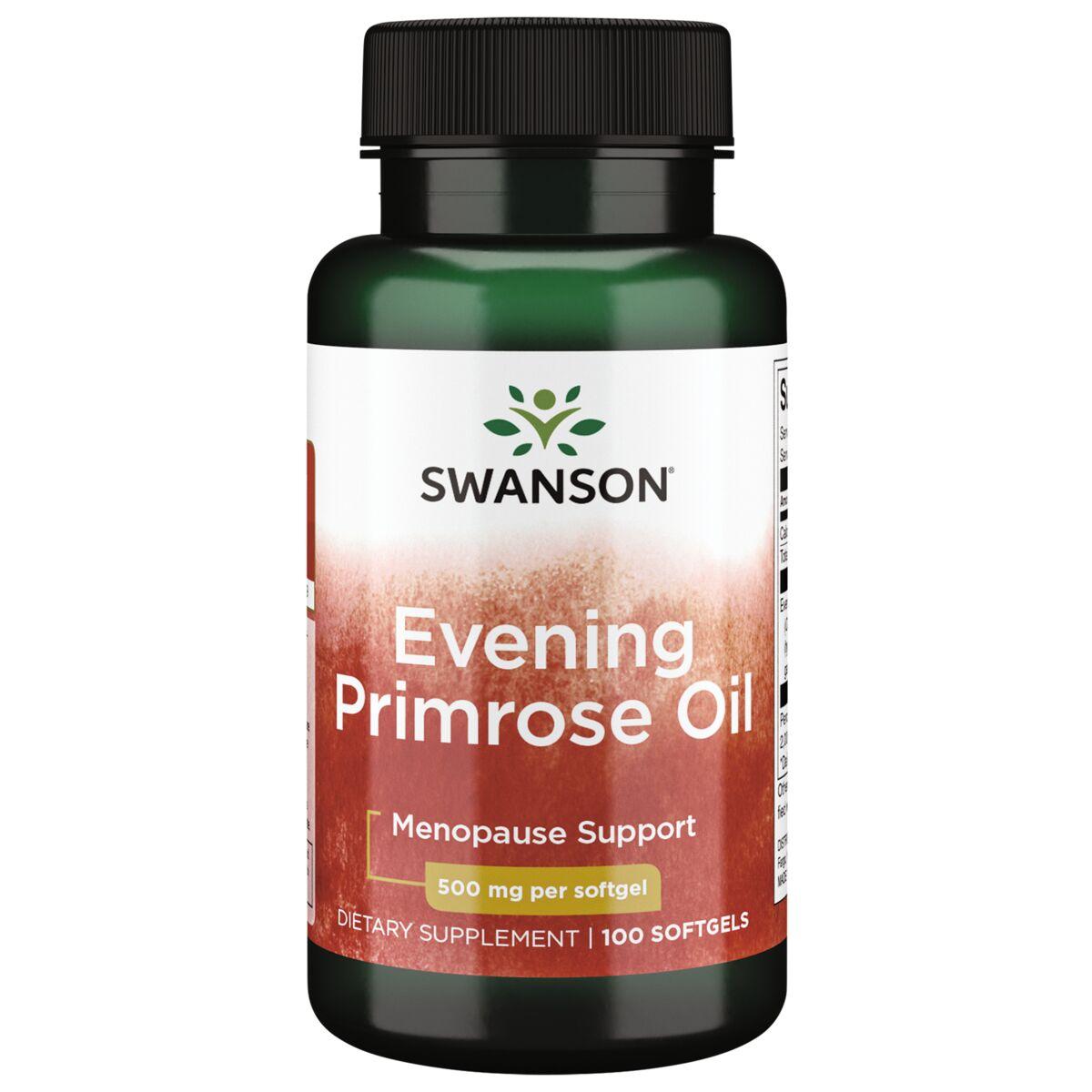 Swanson EFAs Evening Primrose Oil Vitamin | 500 mg | 100 Soft Gels