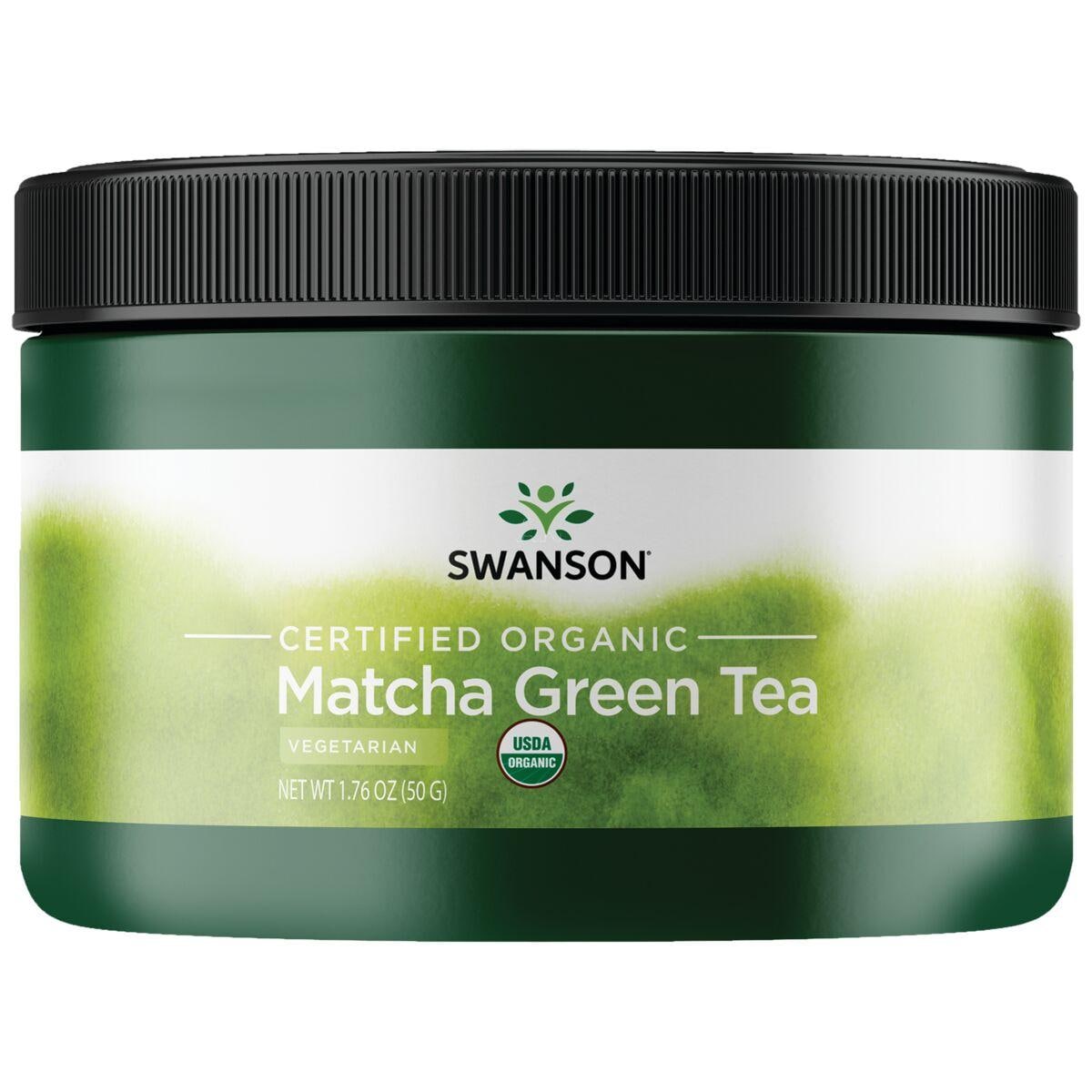 Swanson Organic Certified Matcha Green Tea | 1.76 oz Powder