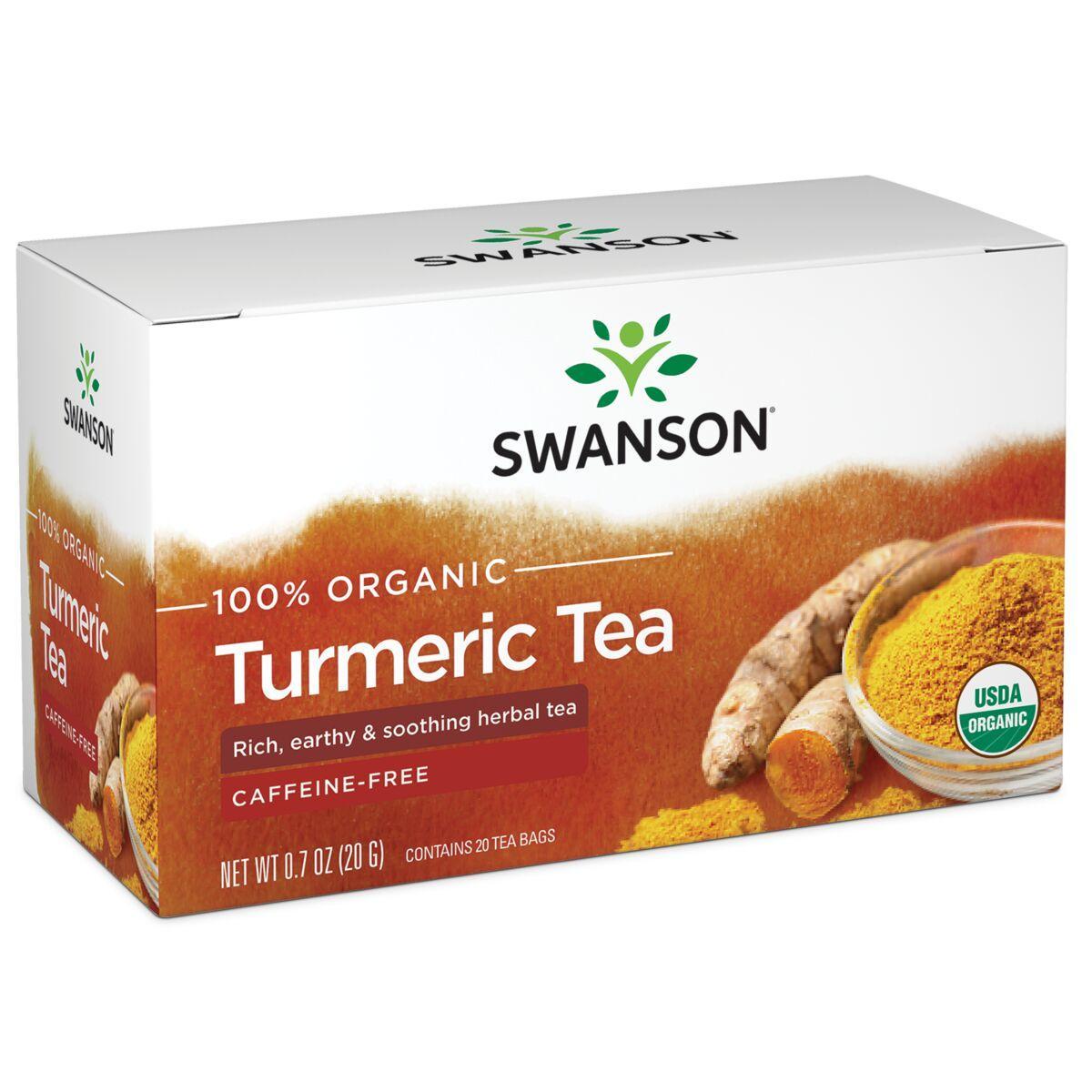 Swanson Organic 100% Turmeric Tea | 20 Bags