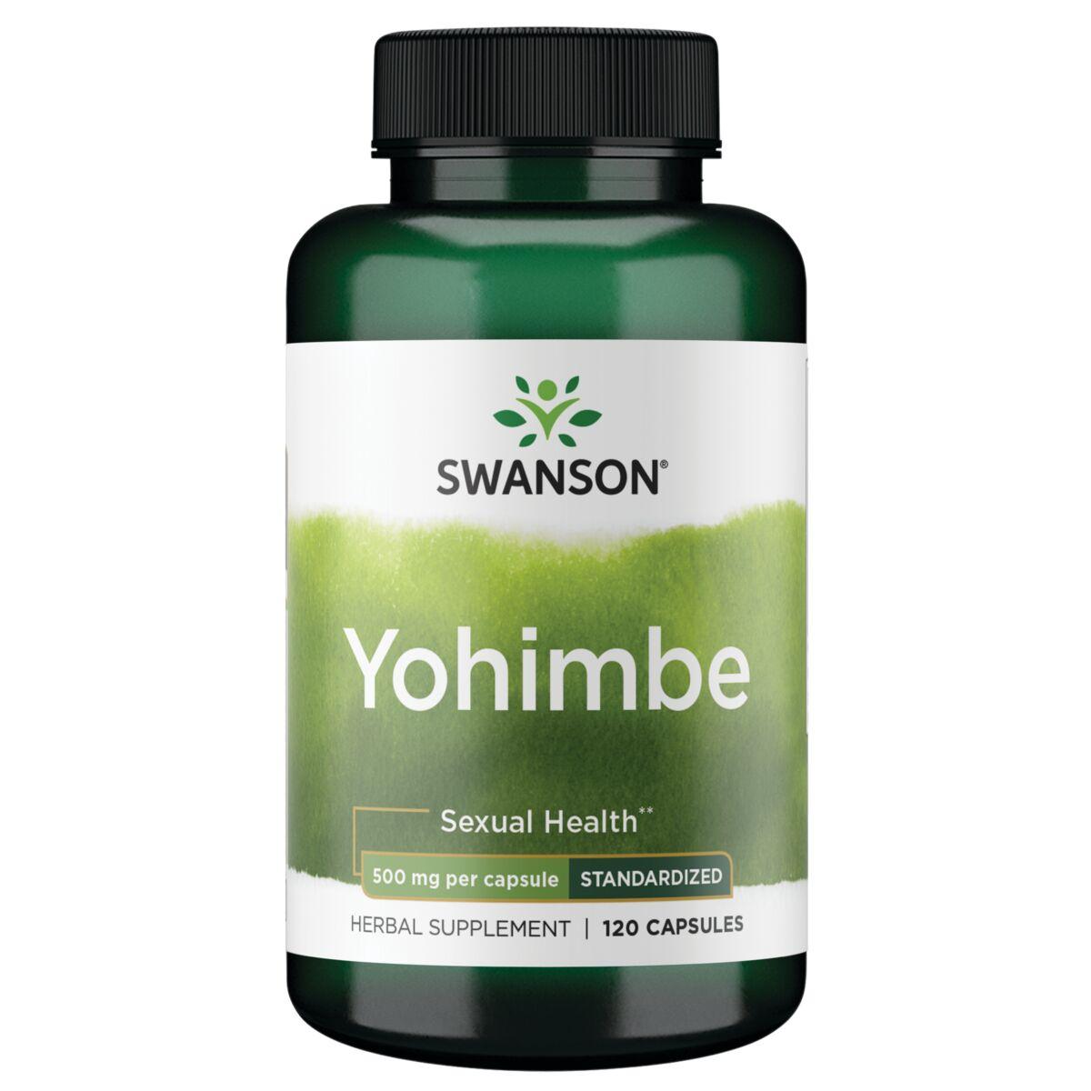 Swanson Superior Herbs Yohimbe - Standardized Vitamin | 500 mg | 120 Caps