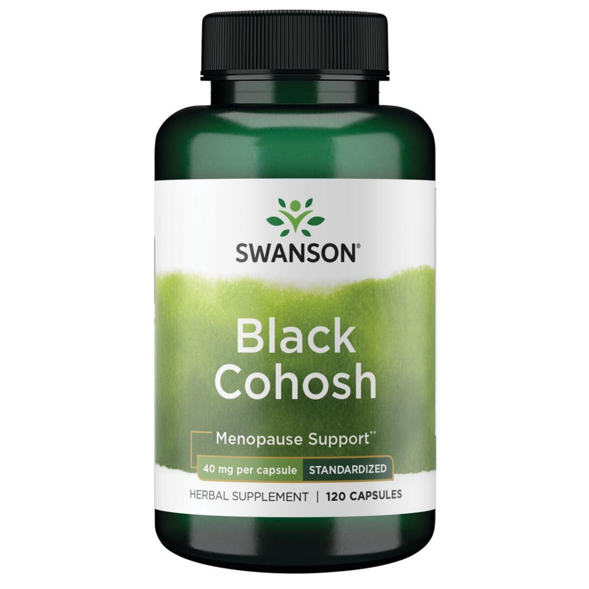 Swanson Superior Herbs Black Cohosh - Standardized Vitamin | 40 mg | 120 Caps | Womens Health