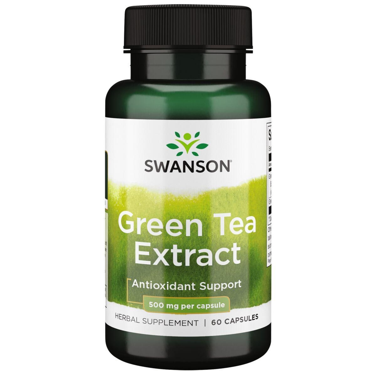 Swanson Superior Herbs Green Tea Extract Vitamin | 500 mg | 60 Caps