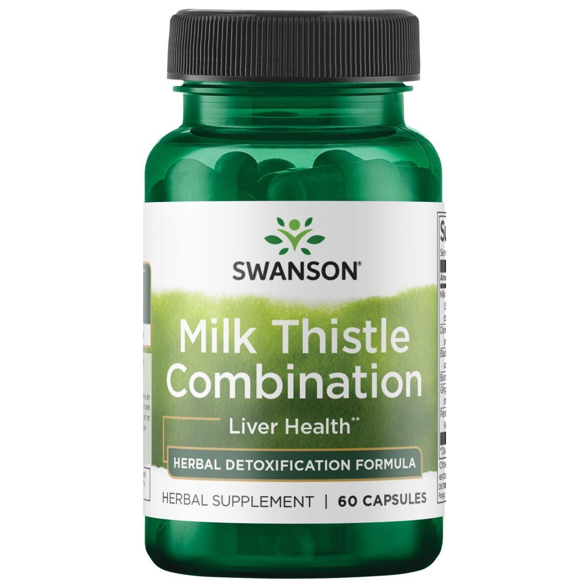 Swanson Superior Herbs Milk Thistle Combination Vitamin | 60 Caps