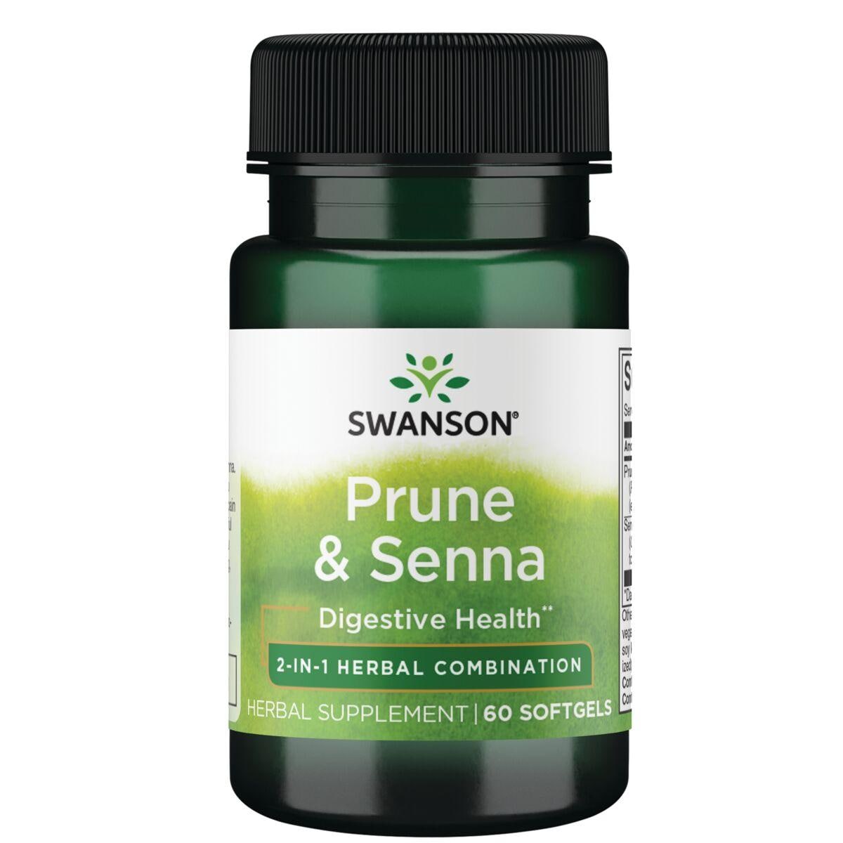 Swanson Superior Herbs Prune & Senna Vitamin | 60 Soft Gels