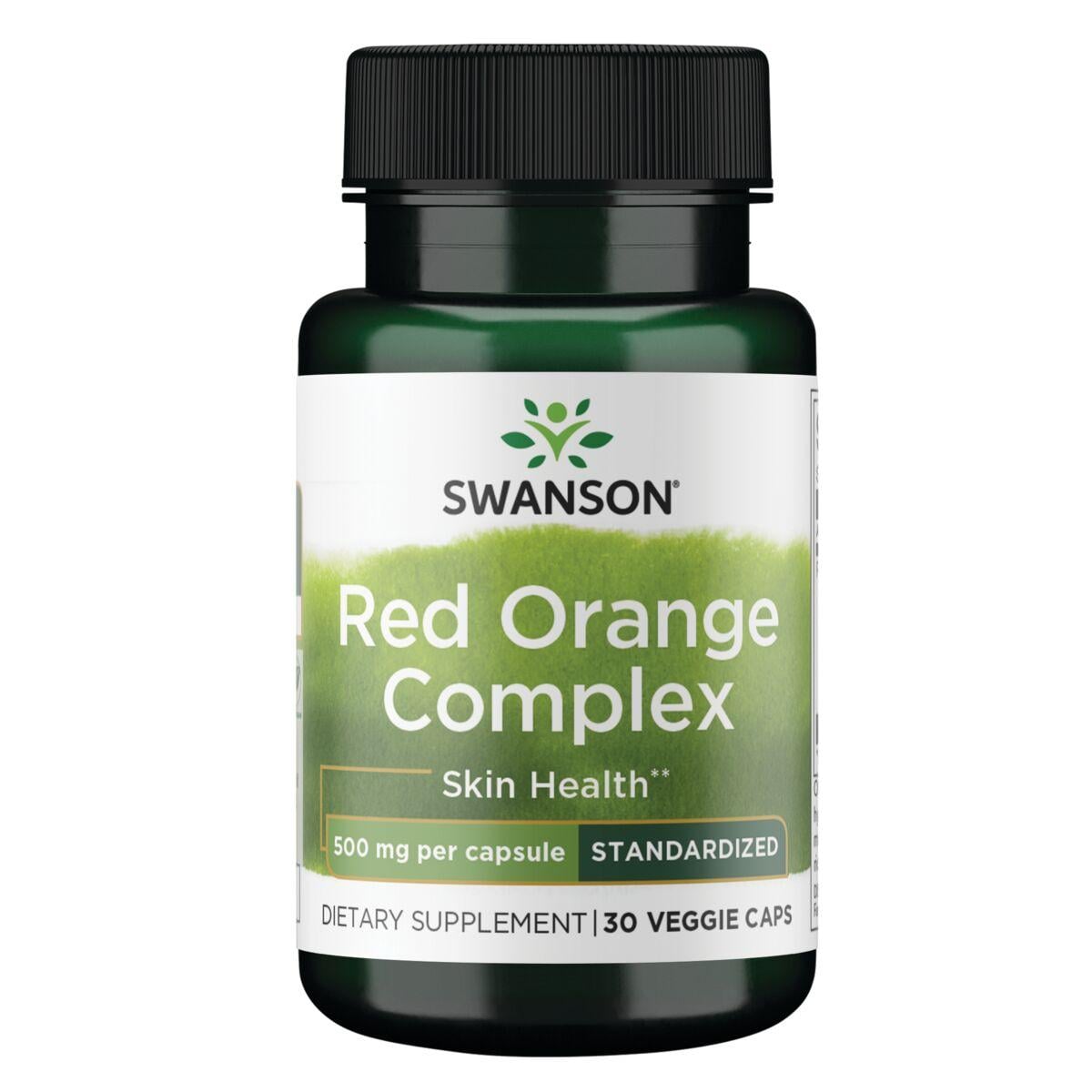 Swanson Superior Herbs Red Orange Complex Vitamin | 500 mg | 30 Veg Caps