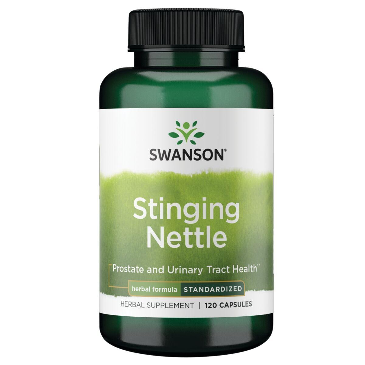 Swanson Superior Herbs Stinging Nettle - Standardized Vitamin | 120 Caps | Prostate Health