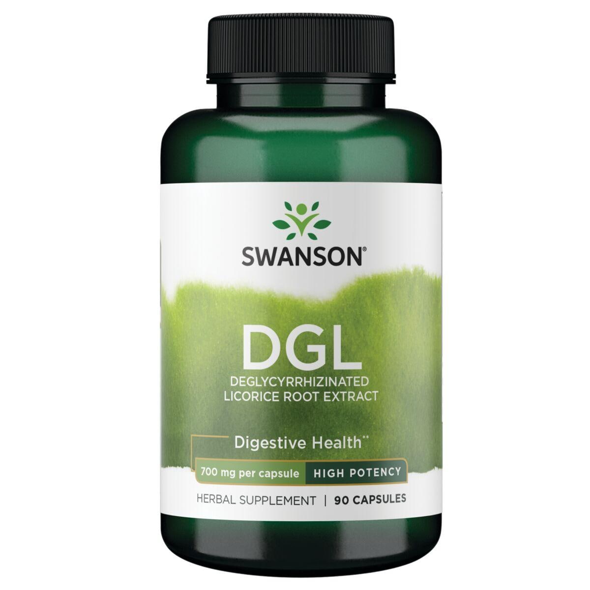 Swanson Superior Herbs Dgl Deglycyrrhizinated Licorice Root Extract - High Potency Vitamin | 700 mg | 90 Caps