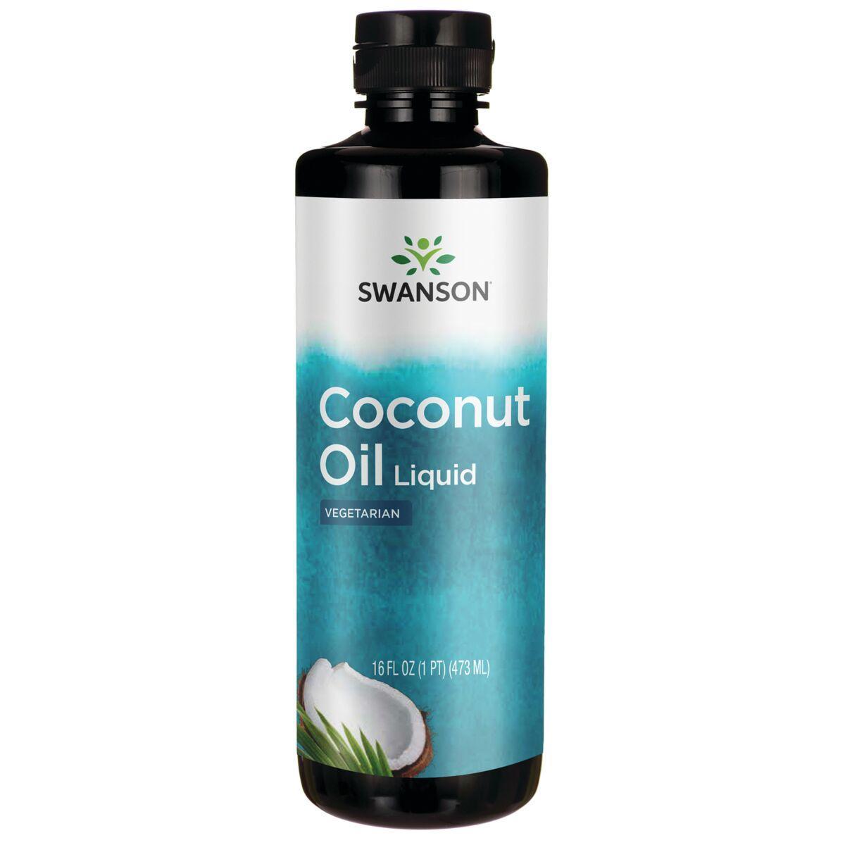 Swanson Healthy Foods Liquid Coconut Oil | 16 fl oz Liquid