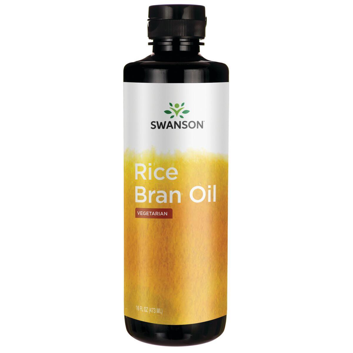 Swanson Healthy Foods Rice Bran Oil | 16 fl oz Liquid