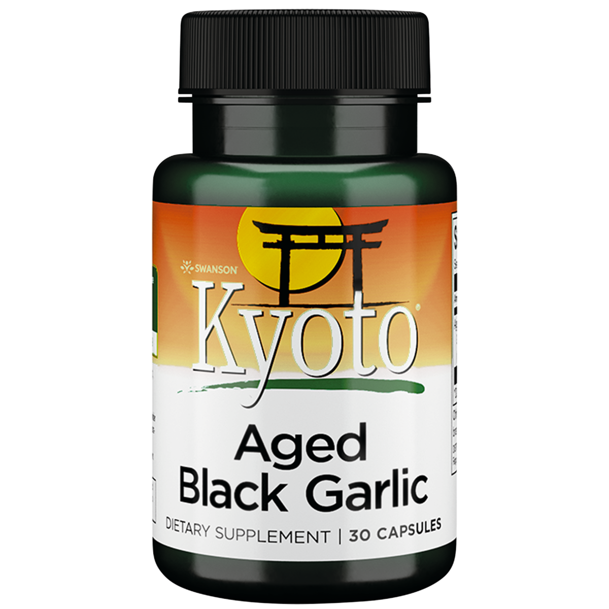 Swanson Aged Black Garlic 650 мг 30 капсул