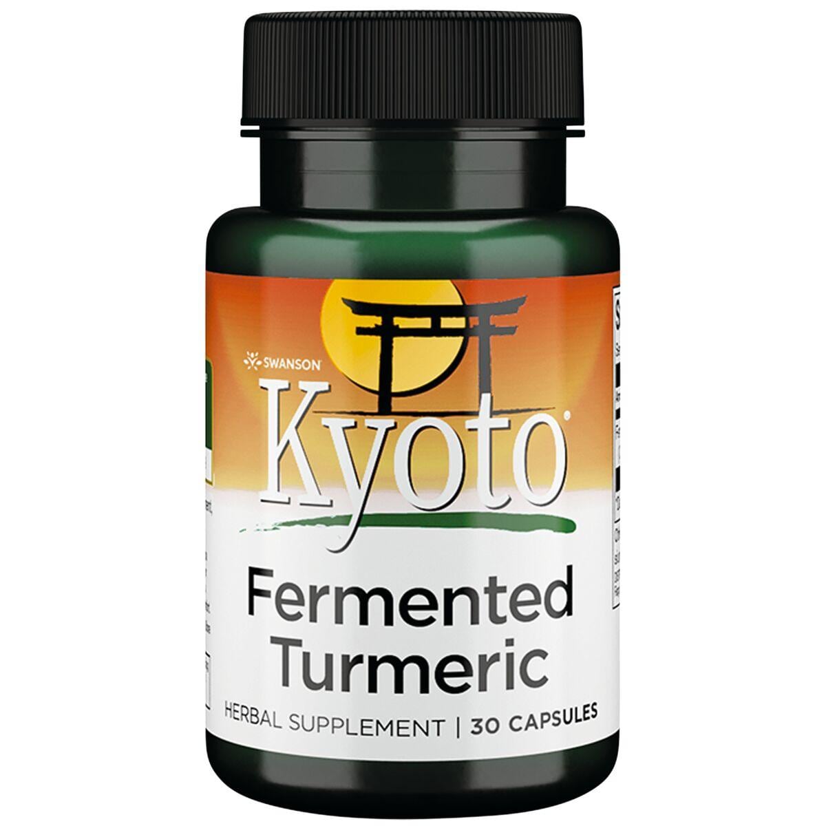Swanson Kyoto Brand Fermented Turmeric Vitamin | 760 mg | 30 Caps