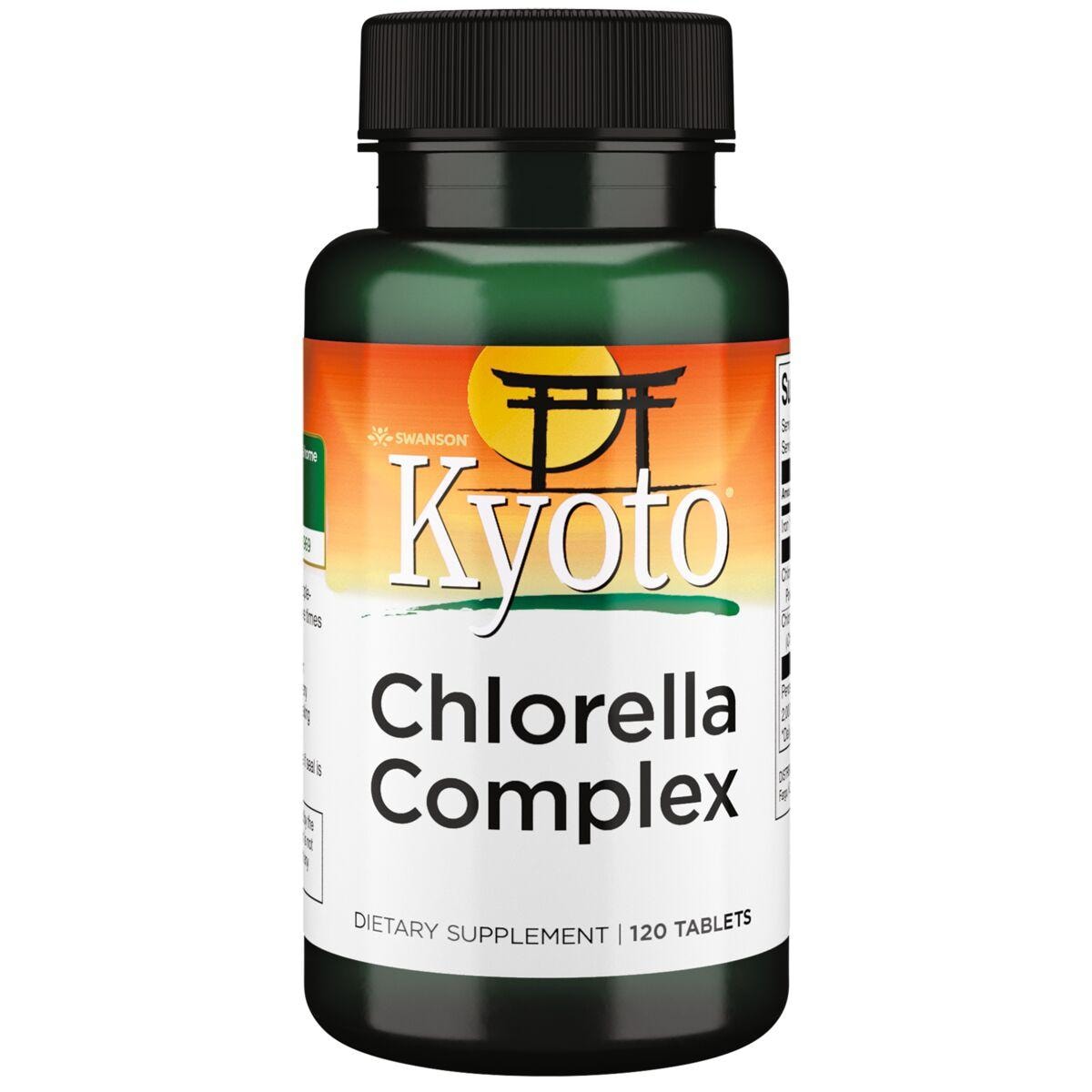 Swanson Kyoto Brand Chlorella Complex Supplement Vitamin | 120 Tabs
