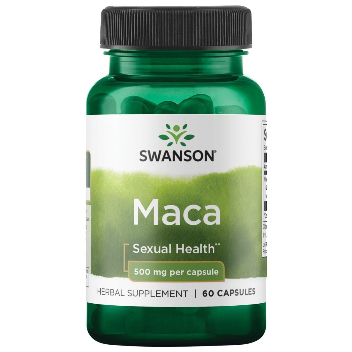 Swanson Passion Maca Vitamin | 500 mg | 60 Caps