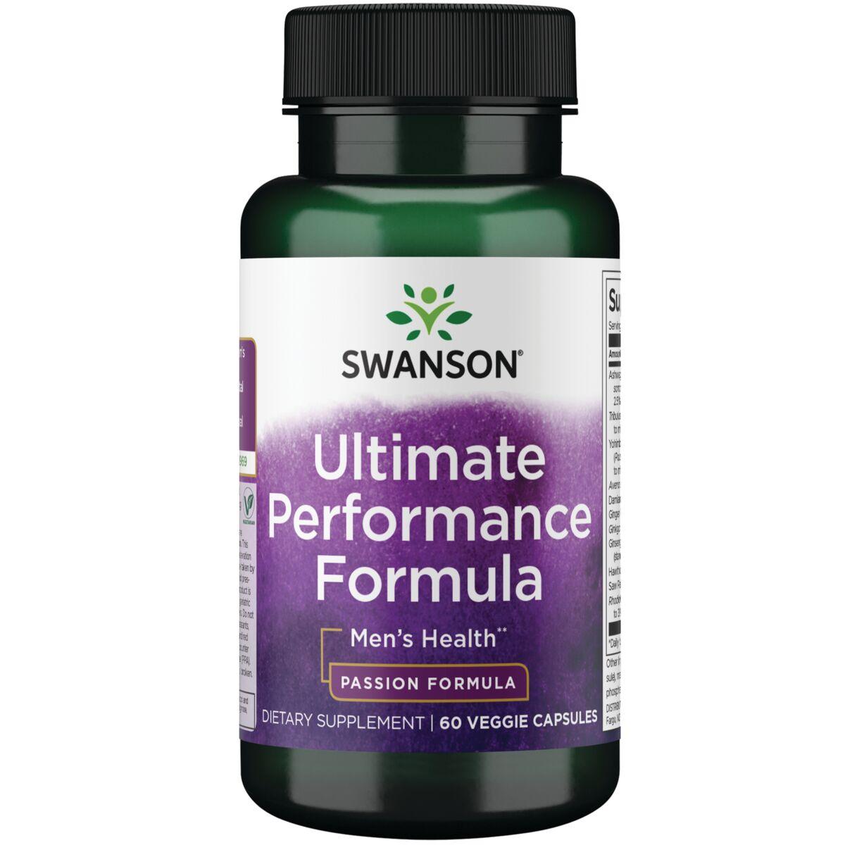 Swanson Passion Ultimate Performance Formula Supplement Vitamin | 60 Veg Caps | Womens Health