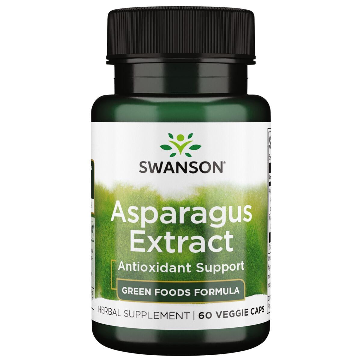 Swanson GreenFoods Formulas Asparagus Extract Supplement Vitamin | 60 Veg Caps
