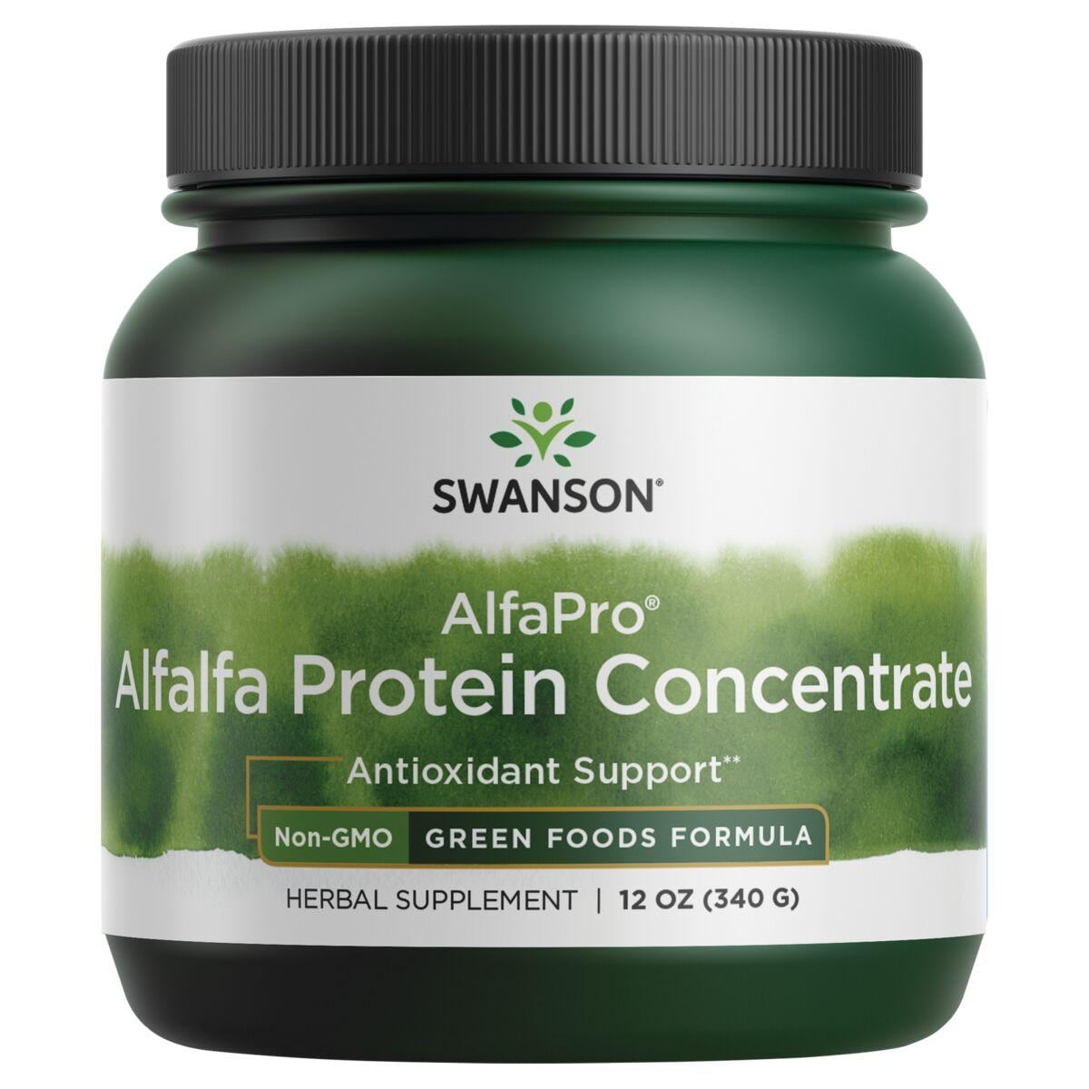 Swanson GreenFoods Formulas Alfapro Alfalfa Protein Concentrate - Non-Gmo Vitamin | 12 oz Powder