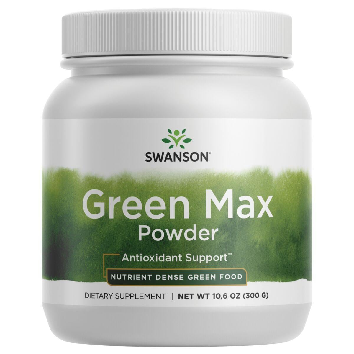 Swanson GreenFoods Formulas Green Max Powder | 10.6 oz Powder