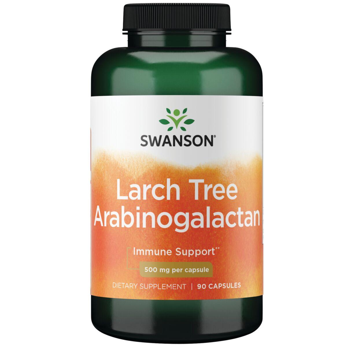 Swanson Ultra Larch Tree Arabinogalactan Vitamin | 500 mg | 90 Caps