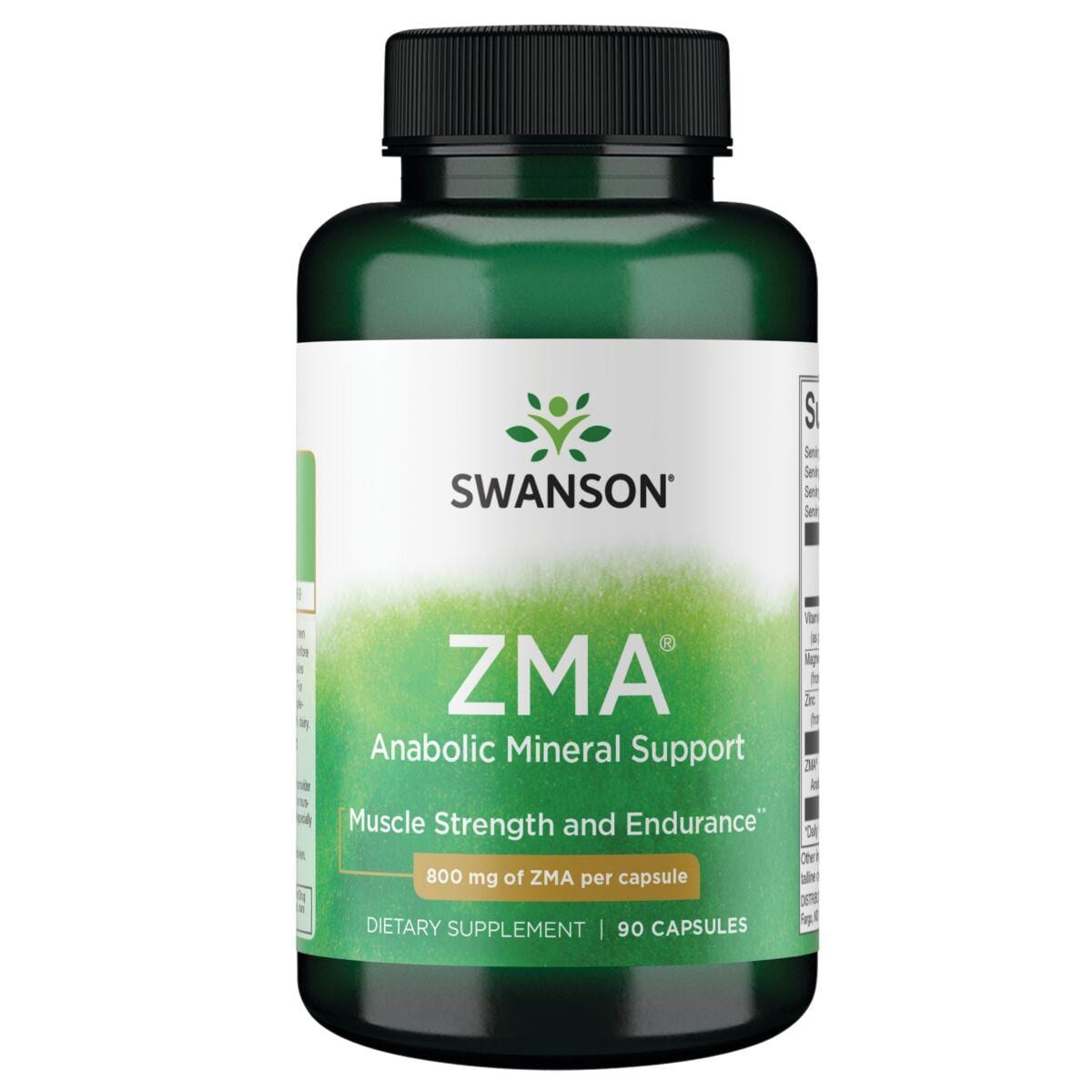 Swanson Ultra Zma Anabolic Mineral Support Vitamin 800 mg 90 Caps