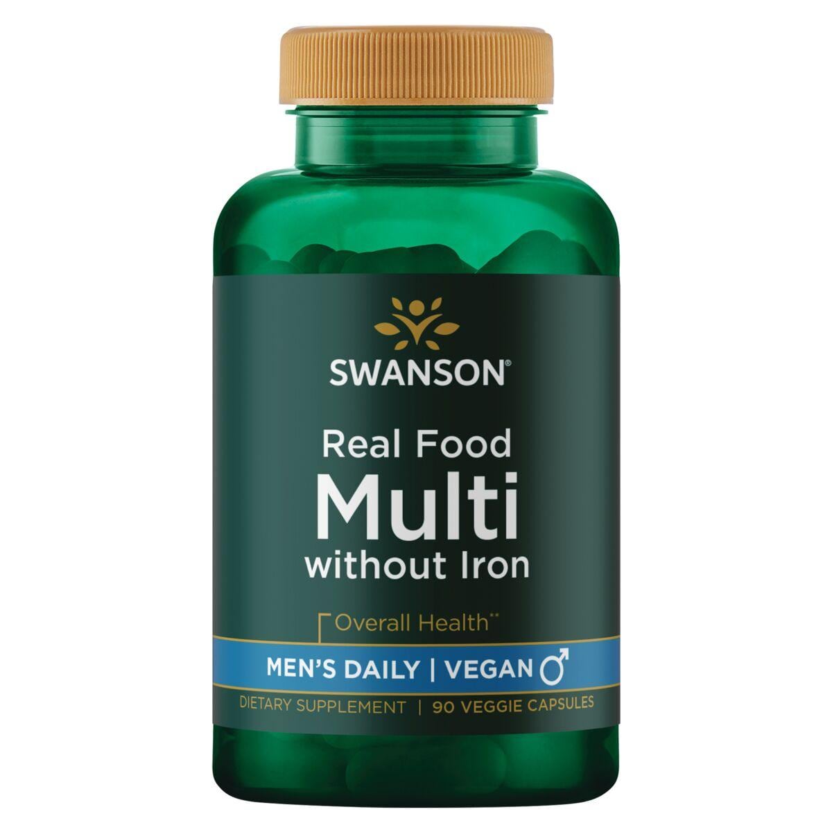 Swanson Ultra Real Food Multi Mens Daily Vitamin | 90 Veg Caps