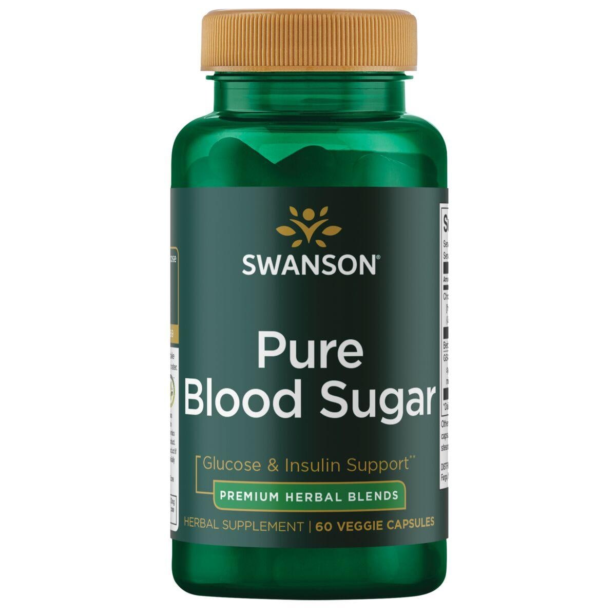 Swanson Ultra Pure Blood Sugar Vitamin | 60 Veg Caps