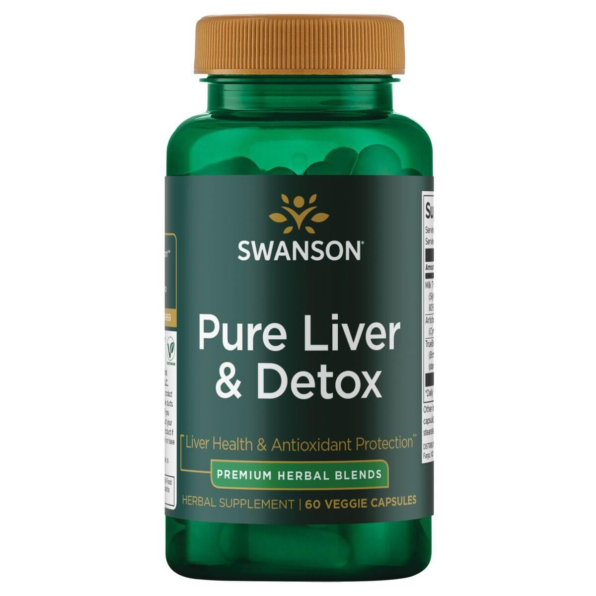 Swanson Ultra Pure Liver & Detox Vitamin | 60 Veg Caps
