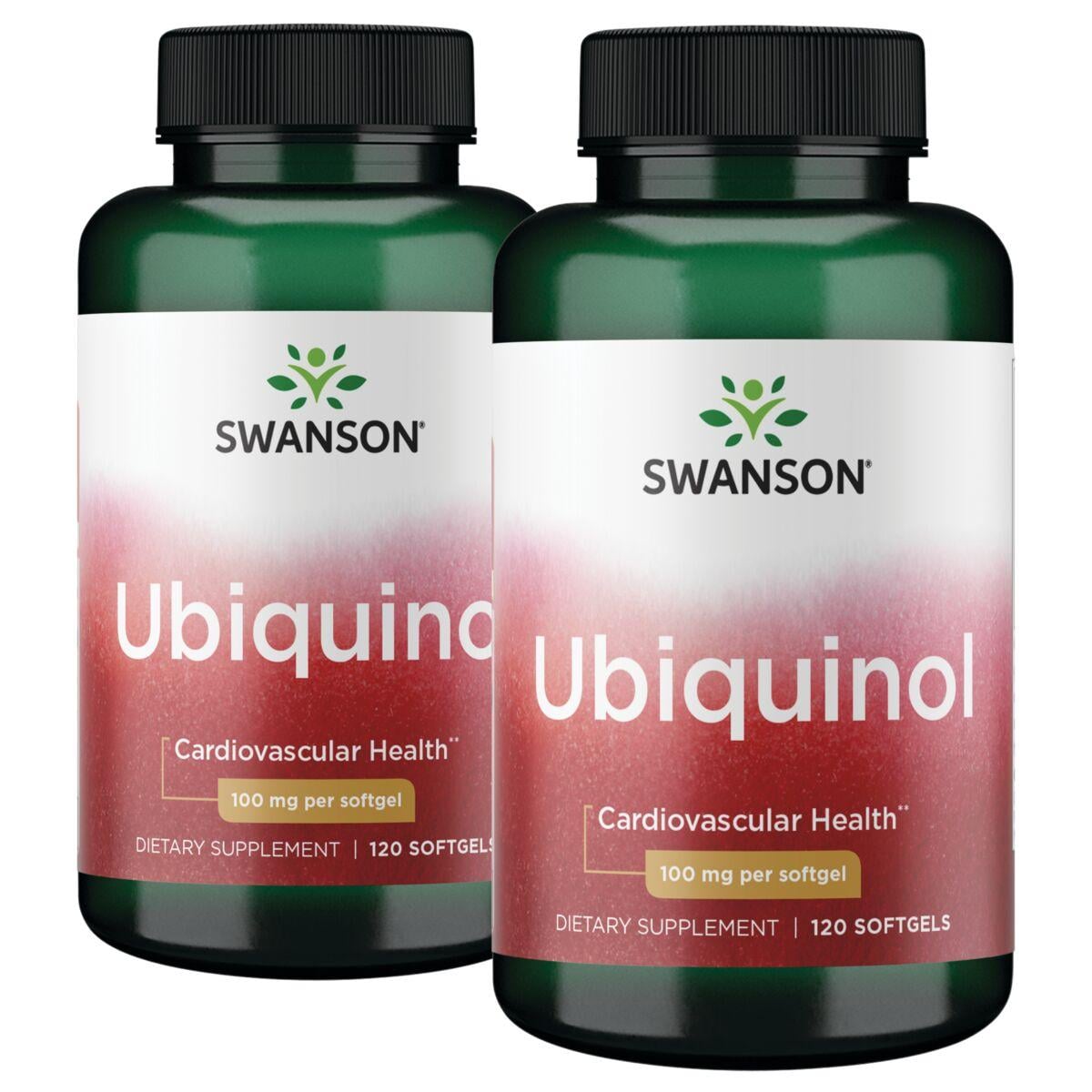 Swanson Ultra Ubiquinol - 2 Pack Supplement Vitamin | 100 mg 2 Pack
