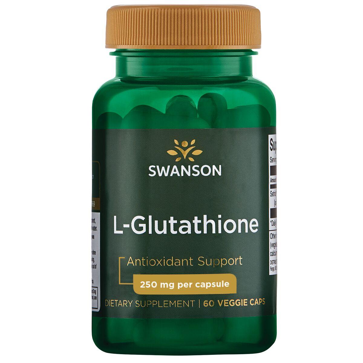 Swanson Ultra L-Glutathione Supplement Vitamin | 250 mg | 60 Veg Caps