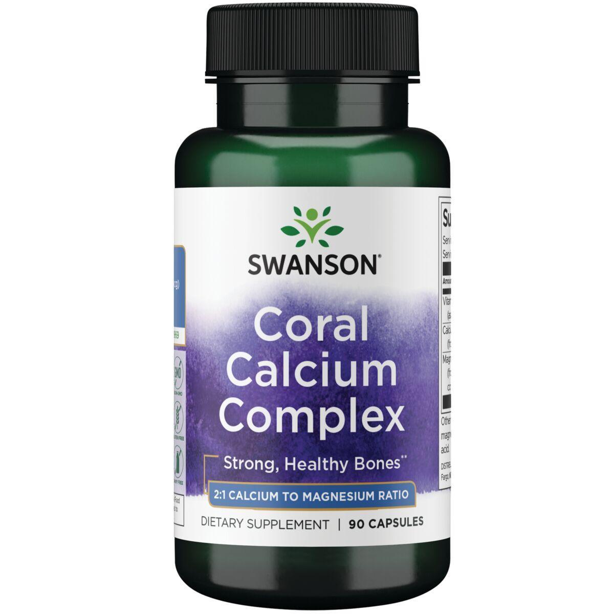 Swanson Ultra Coral Calcium Complex Vitamin | 90 Caps