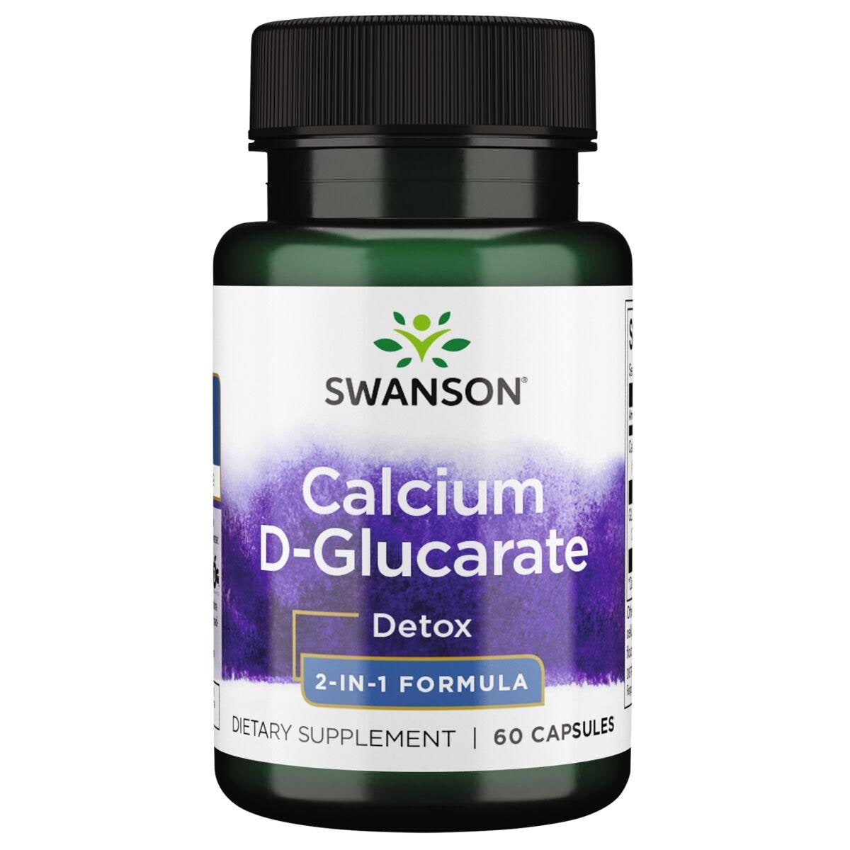 Swanson Ultra Calcium D-Glucarate - 2-in-1 Formula Vitamin | 60 Caps