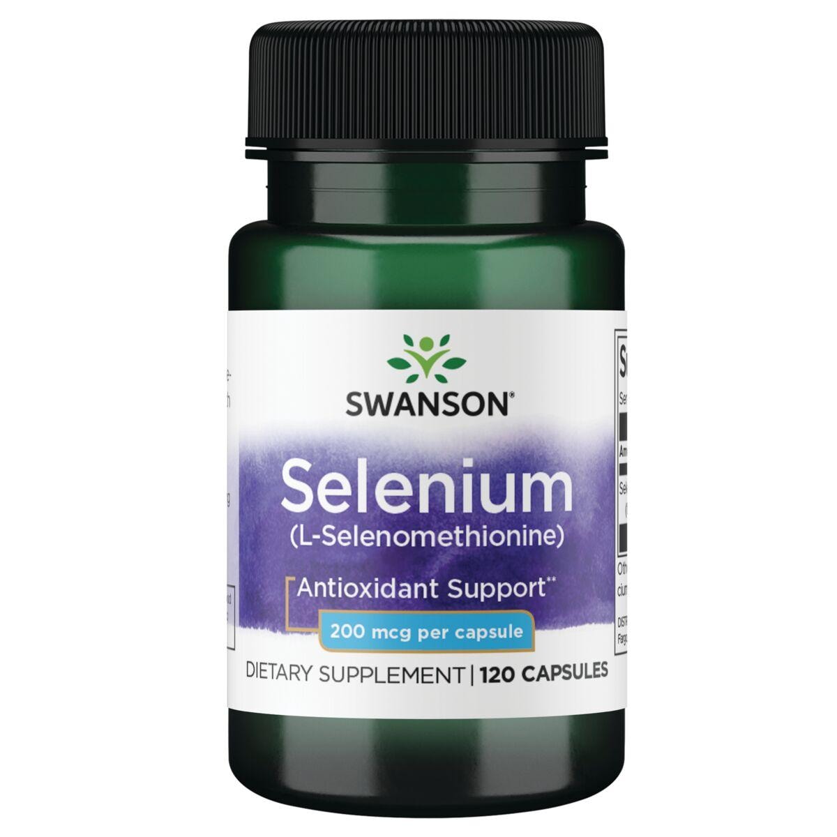 Swanson Ultra Selenium Vitamin | 200 mcg | 120 Caps