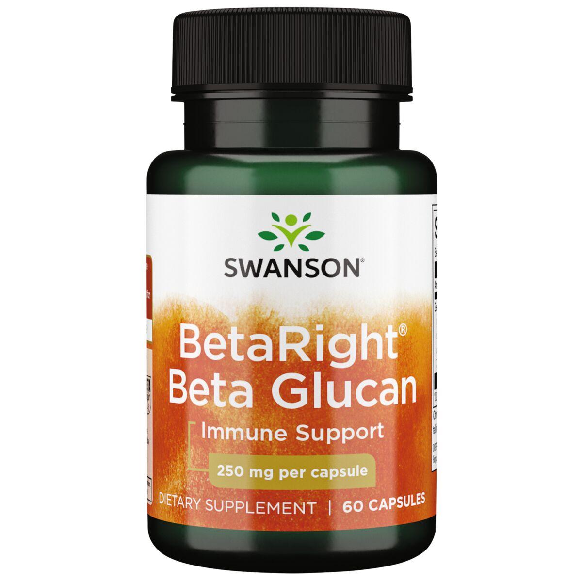 Swanson Ultra Betaright Beta Glucan Supplement Vitamin | 250 mg | 60 Caps