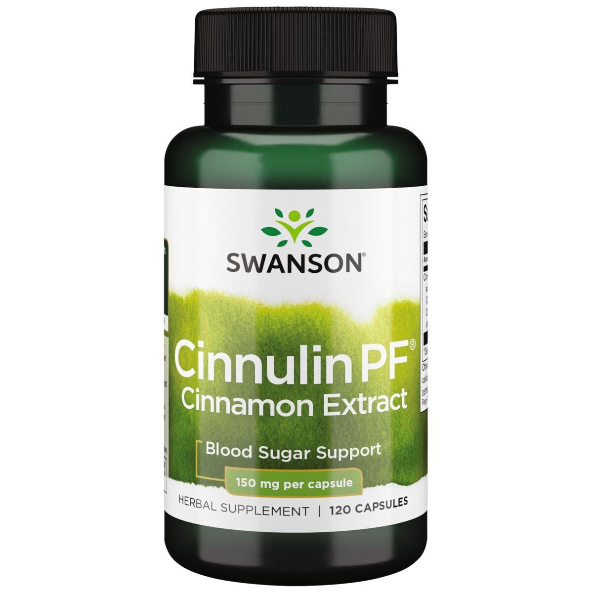 Swanson Ultra Cinnulin Pf Cinnamon Extract Vitamin | 150 mg | 120 Caps