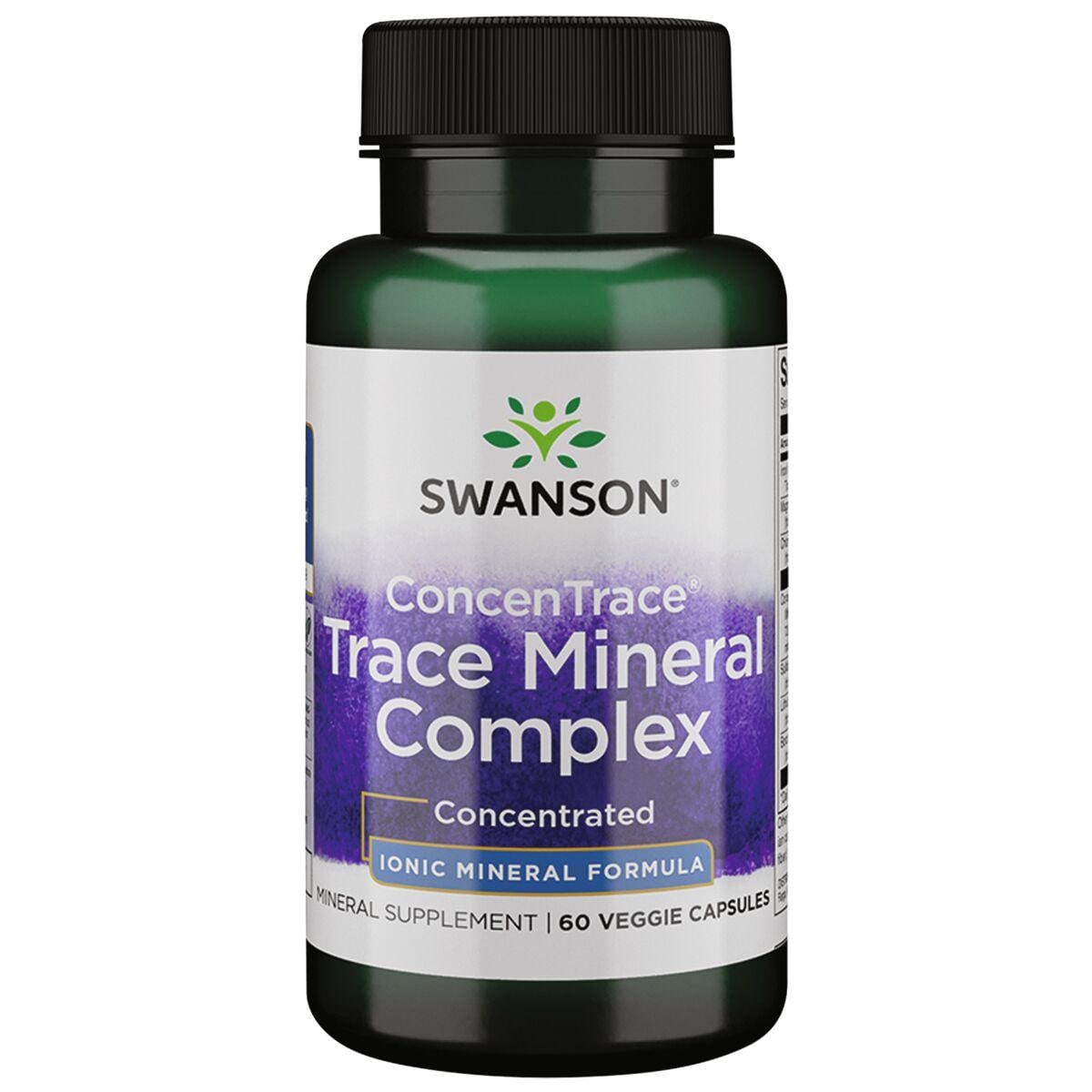 Swanson Ultra Concentrace Trace Mineral Complex Vitamin | 60 Veg Caps