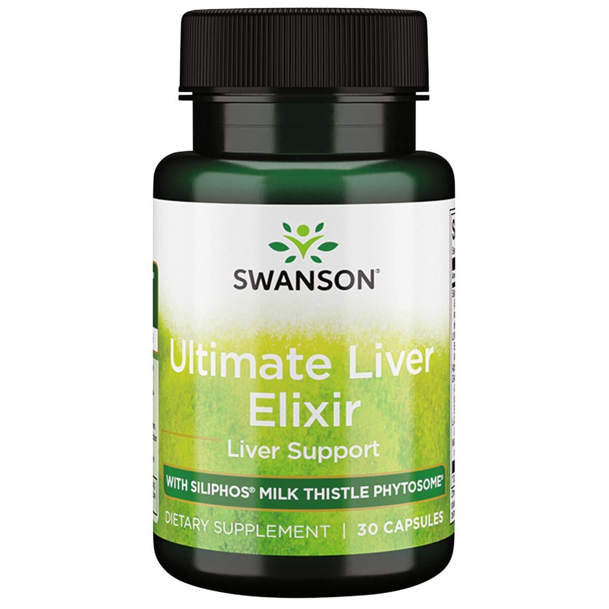 Swanson Ultra Ultimate Liver Elixir with Siliphos Milk Thistle Phytosome Vitamin | 30 Caps