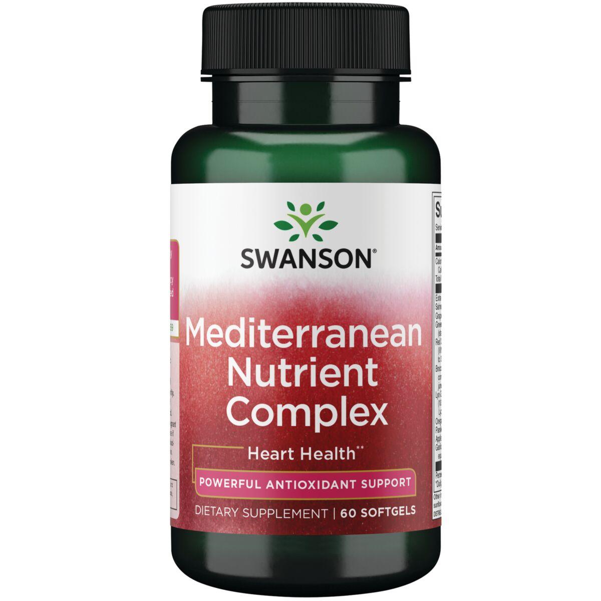 Swanson Ultra Mediterranean Nutrient Complex Vitamin | 60 Soft Gels